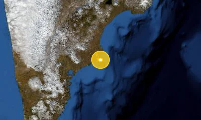 87 km ENE of Petropavlovsk-Kamchatsky, Russia