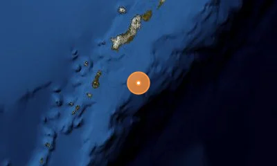 447 km SSW of Petropavlovsk-Kamchatsky, Russia