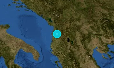 5 km NNE of Tirana, Albania