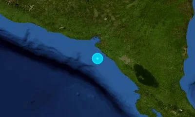 75 km W of León, Nicaragua