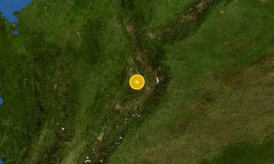 73 km N of Sogamoso, Colombia