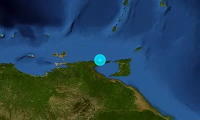 104 km E of Carúpano, Venezuela