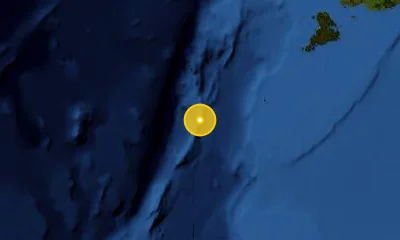487 km SW of Dunedin, New Zealand