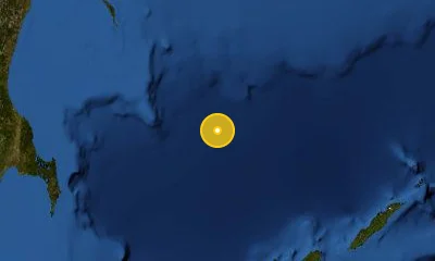 308 km E of Yuzhno-Sakhalinsk, Russia