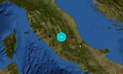 76 km NNE of Rome, Italy