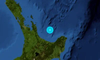 100 km NE of Tauranga, New Zealand