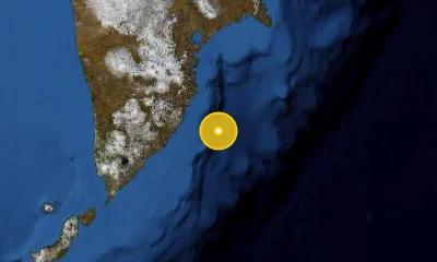 138 km S of Petropavlovsk-Kamchatsky, Russia