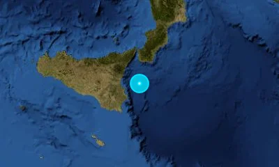 80 km S of Reggio Calabria, Italy
