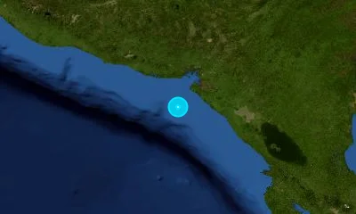 93 km WSW of Chinandega, Nicaragua