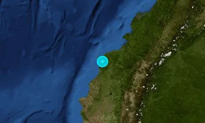 48 km al SO de Esmeraldas, Ecuador