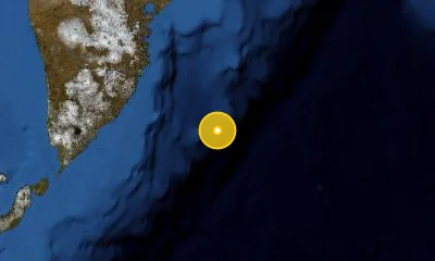 198 km SSE of Petropavlovsk-Kamchatsky, Russia