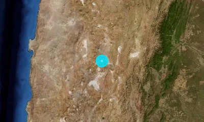 226 km WNW of Salta, Argentina
