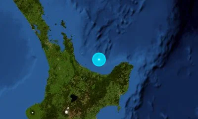 78 km ENE of Tauranga, New Zealand