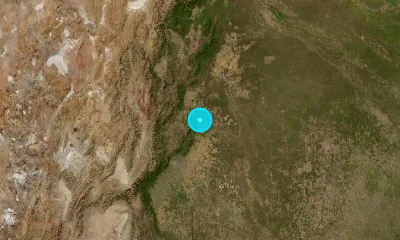 110 km NNE of San Miguel de Tucumán, Argentina
