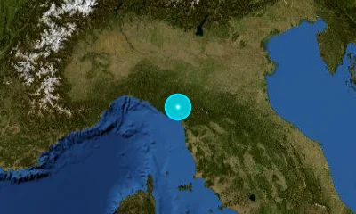 86 km WNW of Prato, Italy