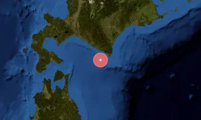 41.83°N, 142.83°E