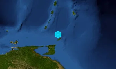 291 km ENE of Carúpano, Venezuela