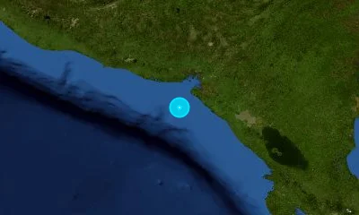 89 km W of Chinandega, Nicaragua