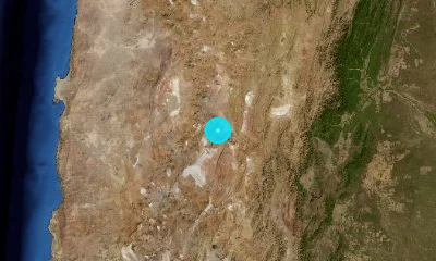 209 km WNW of Salta, Argentina