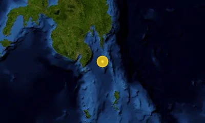 119 km ESE of General Santos, Philippines