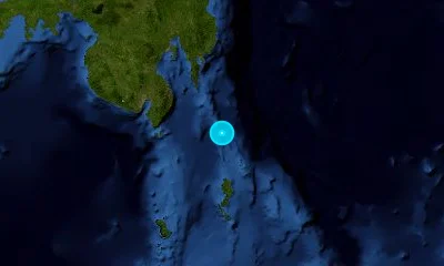 184 km ESE of General Santos, Philippines