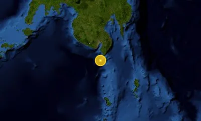 87 km S of General Santos, Philippines