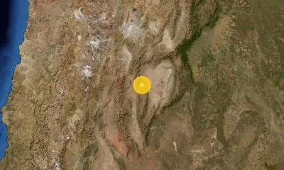 132 km NNW of La Rioja, Argentina