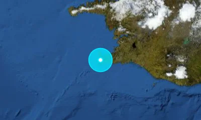 43 km SW of Reykjavík, Iceland