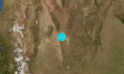 138 km E of San Juan, Argentina