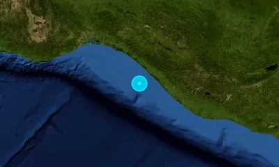 118 km W of Tapachula, Mexico