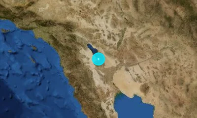38 km NNW of Mexicali, Mexico