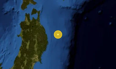 124 km ESE of Hachinohe, Japan