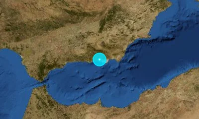 47 km W of Almería, Spain