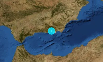 48 km W of Almería, Spain