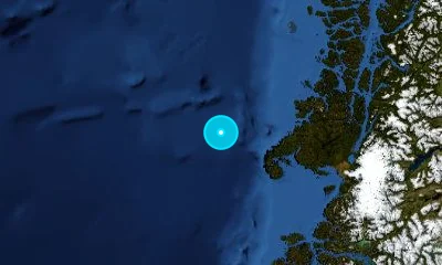 611 km SSW of Puerto Montt, Chile