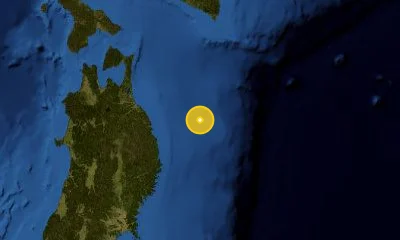121 km E of Hachinohe, Japan