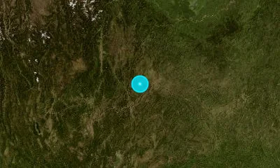 47 km SW of Zhaotong, China