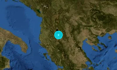 68 km ESE of Elbasan, Albania