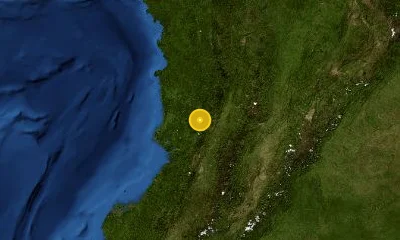 73 km NNW of Guadalajara de Buga, Colombia