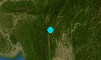 120 km SSE of Imphāl, India