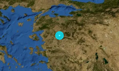 46 km SSE of Balıkesir, Türkiye