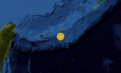 346 km SW of Okinawa, Japan