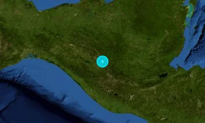 138 km NNE of Tapachula, Mexico