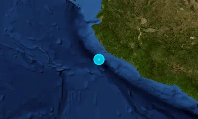 105 km W of Manzanillo, Mexico