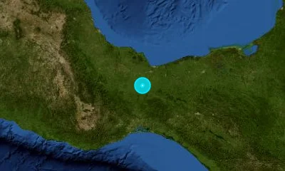 54 km SSW of Minatitlán, Mexico