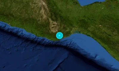 129 km SSE of Oaxaca, Mexico