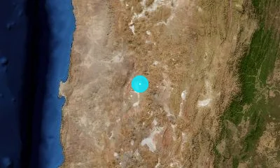 117 km SE of Calama, Chile
