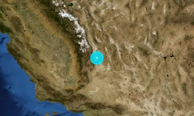 133 km ESE of Visalia, United States