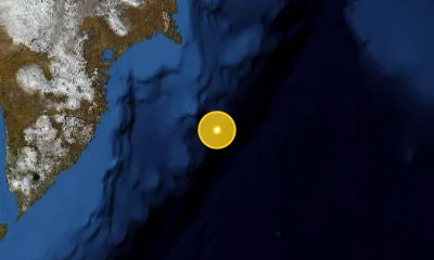 182 km SE of Petropavlovsk-Kamchatsky, Russia