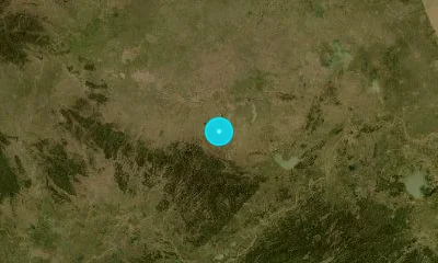 98 km SSE of Fuyang, China